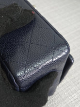 Load image into Gallery viewer, Chanel series 18 14C 2014 Cruise Collection Navy Caviar SHW Classsic Mini Rectangular Flap Bag
