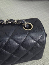 Load image into Gallery viewer, Chanel series 18 14C 2014 Cruise Collection Navy Caviar SHW Classsic Mini Rectangular Flap Bag
