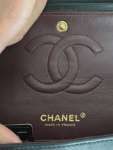 Load image into Gallery viewer, Chanel series 16 2012 Black Lambskin Medium ML Timeless Classic Double Flap Bag with GHW
