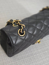 Load image into Gallery viewer, Chanel series 31 2021 Black Caviar Small Timeless Classic Double Flap Bag with GHW

