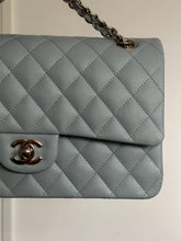 Load image into Gallery viewer, Chanel 22P Blue Caviar LGHW Medium ML Timeless Classic Double Flap Bag
