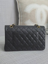 Load image into Gallery viewer, Chanel series 16 circa 2012 Black Caviar 11.12 Medium ML Timeless Classic Double Flap Bag with GHW
