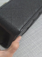 Load image into Gallery viewer, Chanel series 16 circa 2012 Black Caviar 11.12 Medium ML Timeless Classic Double Flap Bag with GHW
