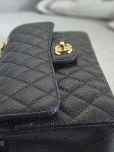 Load image into Gallery viewer, Chanel series 31 2021 Black Caviar Small Timeless Classic Double Flap Bag with GHW
