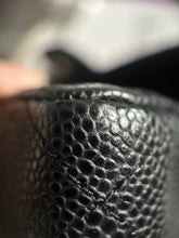 Load image into Gallery viewer, Chanel Series 18 (2014) Black caviar Silver hardware Medium ML Timeless Classic Double Flap Bag
