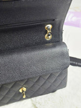 Load image into Gallery viewer, Chanel series 20 2015 Black Caviar GHW 11.12 Timeless ML Medium Classic Double Flap Bag
