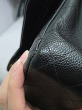 Load image into Gallery viewer, Chanel series 19 2014 Black Caviar GHW Medium ML Timeless Classic Double Flap Bag
