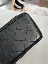 Load image into Gallery viewer, Chanel Series 30 (2021) Black Lambskin LGHW Mini Rectangular flap bag
