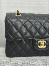 Load image into Gallery viewer, Chanel series 31 2021 Black Caviar Small Timeless Classic Double Flap Bag with GHW
