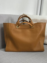 Load image into Gallery viewer, Chanel series 31 21S 2021 Spring/Summer collection Caramel Calf skin aged GHW Medium/Large Deauville Tote Bag with Top handle
