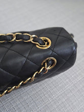 Load image into Gallery viewer, Chanel series 16 2012 Black Lambskin Medium ML Timeless Classic Double Flap Bag with GHW
