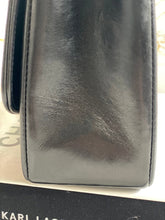 Load image into Gallery viewer, Chanel series 3 Black Lambskin 24K GHW Small Diana Flap Bag

