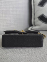 Load image into Gallery viewer, Chanel series 31 2021 Black Caviar Small Timeless Classic Double Flap Bag with GHW
