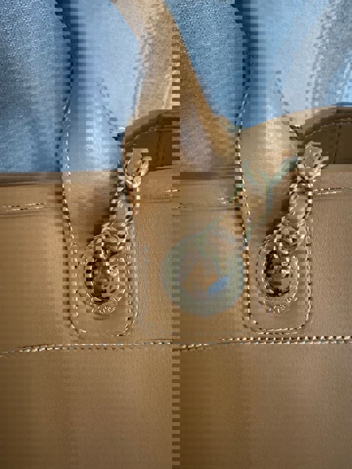 Chanel series 31 21S 2021 Spring/Summer collection Caramel Calf skin aged GHW Medium/Large Deauville Tote Bag with Top handle