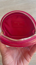 Load and play video in Gallery viewer, Chanel series 29 Red caviar LGHW Round Coin Purse
