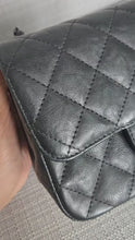 Load and play video in Gallery viewer, Chanel series 23 16S collection So Black Crumpled Calf Skin So Black Hardware Square Mini Flap Bag
