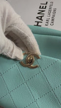 Load and play video in Gallery viewer, Chanel series 26 Tiffany Blue Goat skin LGHW Casual Trip Camera Case Bag
