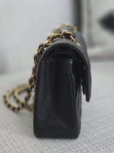 Load image into Gallery viewer, Chanel series 31 2021 Black Caviar Small Timeless Classic Double Flap Bag with GHW
