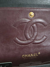 Load image into Gallery viewer, Chanel series 16 circa 2012 Black Caviar 11.12 Medium ML Timeless Classic Double Flap Bag with GHW
