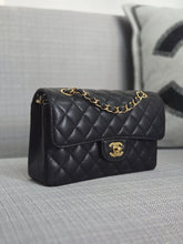 Load image into Gallery viewer, Chanel series 31 2021 Black Caviar Small Timeless Classic Double Flap Bag with GHW
