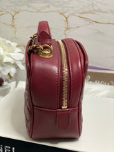 Load image into Gallery viewer, Chanel series 26 Burgundy Calf skin Aged GHW Camera Case bag with top handle
