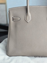 Load image into Gallery viewer, HERMES Etoupe Togo Leather PHW Birkin 30 stamp C 2018
