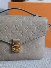 Load image into Gallery viewer, Louis Vuitton LV Pochette Metis Turtledove/Dune Emprinted Leather
