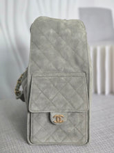 Load image into Gallery viewer, CHANEL 25C collection 2024/2025 cruise collection Khaki Suede Aged GHW 25 Hobo Bag size Medium
