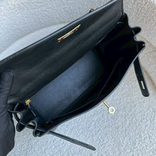 Load image into Gallery viewer, Hermes Black Noir Epsom Leather GHW Kelly 28 stamp N 2010
