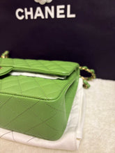 Load image into Gallery viewer, CHANEL 23C 2023 Apple Green caviar LGHW Medium Timeless Classic Double Flap Bag
