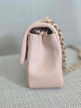 Load image into Gallery viewer, Chanel 23S 2023 Spring/Summer Collection Light Pink Lambskin champagne GHW Mini Rectangular Flap Bag
