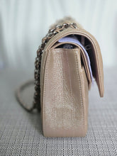 Load image into Gallery viewer, CHANEL 17B 2017 Rose Gold Caviar Chevron Medium Classic Double Flap Bag SHW
