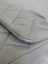 Load image into Gallery viewer, CHANEL 21A light Grey Lambskin Aged GHW Mini Rectangular Flap Bag with Top Handle

