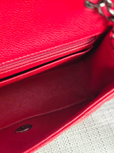 Load image into Gallery viewer, CHANEL series 21 Red lipstick caviar Ruthenium Hardware Mini Rectangular Flap Bag 2015 15B collection
