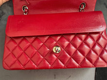 Load image into Gallery viewer, CHANEL 12A series 16 2012 Red Caviar SHW Medium Timeless ML Classic Double Flap Bag
