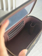 Load image into Gallery viewer, Chanel Black Caviar champagne GHW Small Vanity Case with Chain
