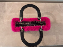 Load image into Gallery viewer, DIOR Lady Dior Medium Tweed Houndstooth with Hot Pink Mink
