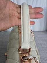 Load image into Gallery viewer, CHANEL 2022 22B Collection White Lambskin Rose Gold Hardware Trendy CC Flap Bag Size Small
