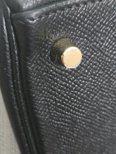 Load image into Gallery viewer, Hermes Noir/Black Epsom Leather GHW Kelly 28 stamp N 2010
