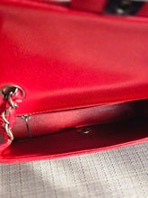 Load image into Gallery viewer, CHANEL series 21 Red lipstick caviar Ruthenium Hardware Mini Rectangular Flap Bag 2015 15B collection
