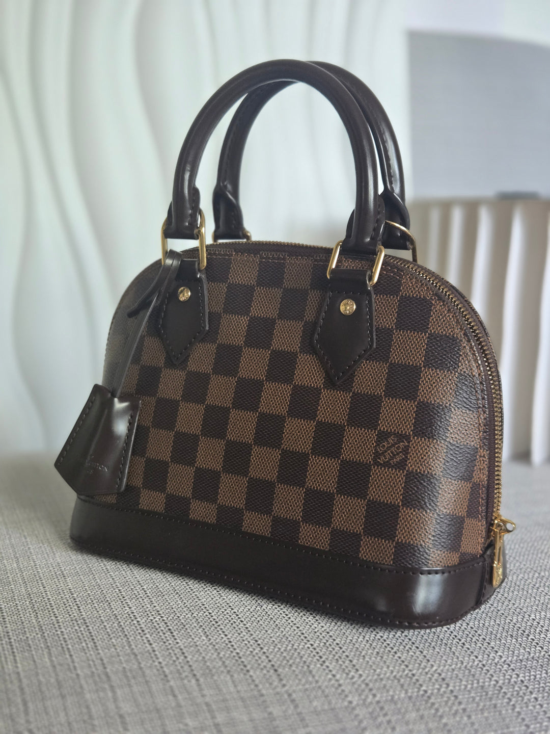 LOUIS VUITTON LV Alma BB Damier Ebene Monogram