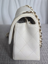 Load image into Gallery viewer, CHANEL series 23 2016 White Lambskin LGHW Mini Rectangular Flap Bag
