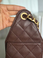 Load image into Gallery viewer, CHANEL 25K Collection Brown Caviar Aged GHW 25 Hobo Bag size SMALL
