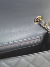 Load image into Gallery viewer, Chanel 22B Iridescent Light purple lambskin champagne GHW Mini Rectangular Flap Bag
