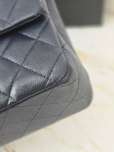 Load image into Gallery viewer, Chanel series 29 20C Collection Navy Caviar Medium ML Classic Double Flap Bag 11.12 with Champagne GHW
