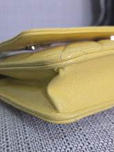 Load image into Gallery viewer, Chanel series 30 2020 Yellow Caviar LGHW Classic Wallet on chain (WOC)
