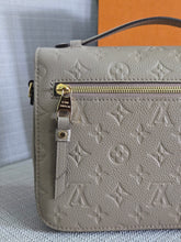 Load image into Gallery viewer, Louis Vuitton LV Pochette Metis Turtledove/Dune Emprinted Leather
