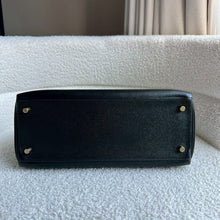 Load image into Gallery viewer, Hermes Black Noir Epsom Leather GHW Kelly 28 stamp N 2010
