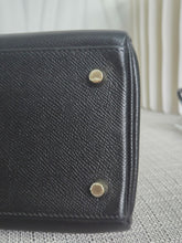 Load image into Gallery viewer, Hermes Noir/Black Epsom Leather GHW Kelly 28 stamp N 2010

