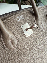 Load image into Gallery viewer, Hermes Etoupe Togo Leather PHW Birkin 30 stamp C 2018
